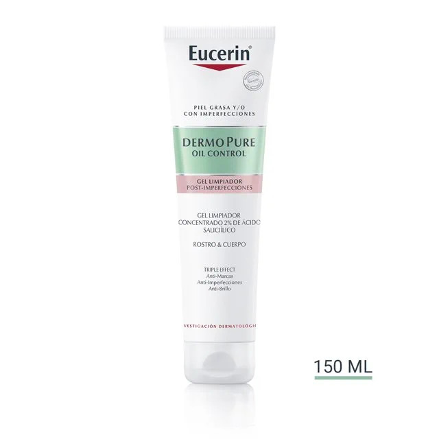 Eucerin DermoPure Oil Contro Gel Limpiador Post - Imperfecciones 
