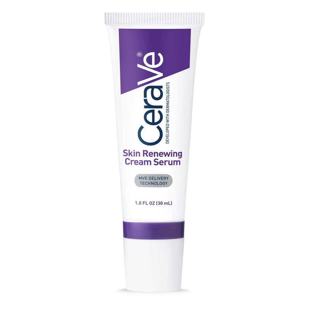 CeraVe Skin Renewing Retinol Face Serum for Fine Lines and Wrinkles - 1oz: Paraben-Free, Aluminum-Free, Contains Ceramides