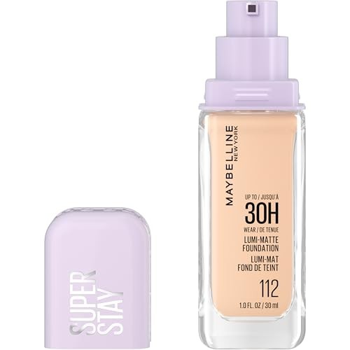 Maybelline Super Stay up to 30HR Wear Lumi-Matte Liquid Foundation - 112 - 1 Fl Oz
