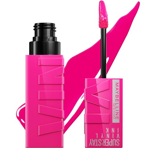 Maybelline Super Stay Vinyl Ink Liquid Lipstick - 150 Striking - 0.14 Fl Oz: Shine Enhancing, Satin Finish, Single Container