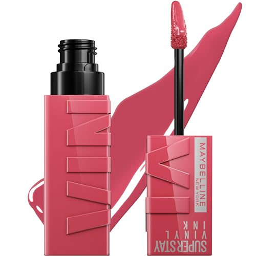 Maybelline Super Stay Vinyl Ink Liquid Lipstick - 160 Sultry - 0.14 Fl Oz: Shine Enhancing, Medium Tones, Satin Finish, Single Container