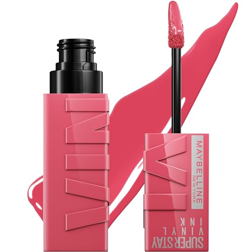 Maybelline Super Stay Vinyl Ink Liquid Lipstick: Shine Enhancing, Medium Tone Satin Finish, Single - 0.14 Fl Oz