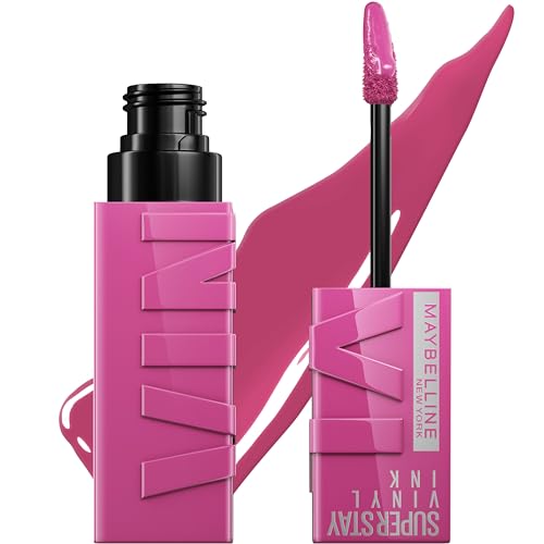 Maybelline Super Stay Vinyl Ink Liquid Lipstick - 165 Edgy - 0.14 Fl Oz: Shine Enhancing, Medium Tones, Satin Finish