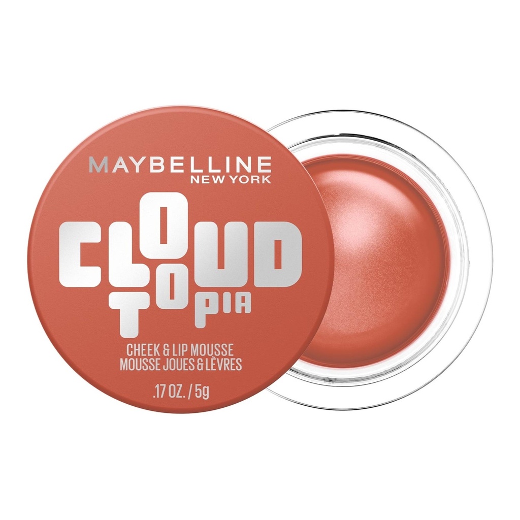 Maybelline Cloudtopia Lip and Cheek Mousse Blush - Toasted Sky 12 - 0.17oz