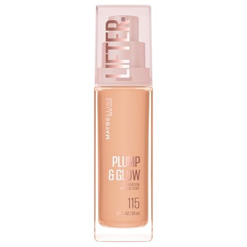 Maybelline Lifter Plump & Glow Foundation with Hyaluronic Acid - 115 - 1 Fl Oz