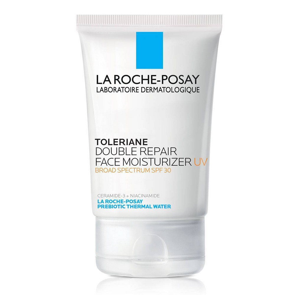 La Roche Posay Toleriane Face Moisturizer Sunscreen with Ceramide and Niacinamide - SPF 30 - 3.38 Fl Oz: Oil-Free, Aluminum-Free, Paraben-Free