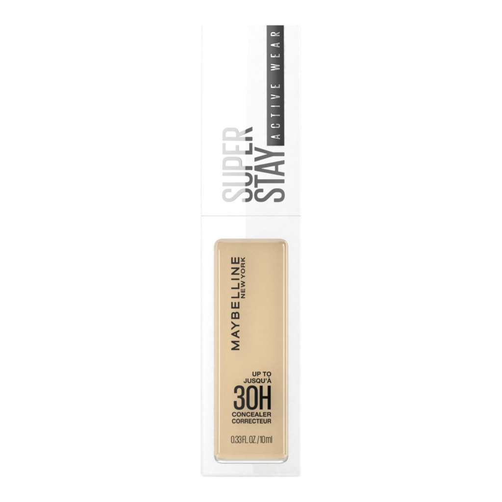 Maybelline Super Stay Longwear Liquid Concealer, up to 30HR Wear, 22, 0.33 Fl OZ