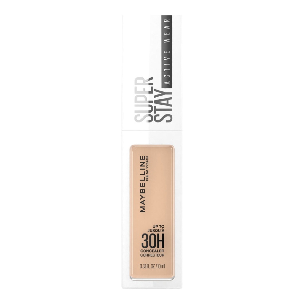 Maybelline Super Stay Longwear Liquid Concealer, up to 30HR Wear, 20, 0.33 Fl OZ