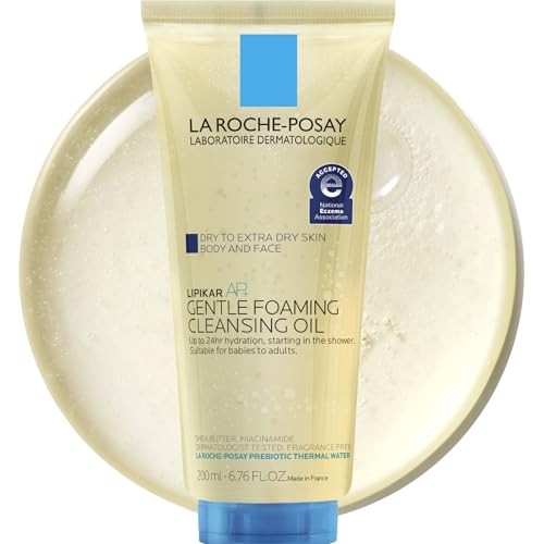 La Roche-Posay Lipikar AP+ Gentle Foaming Cleansing Oil, 6.76 Oz