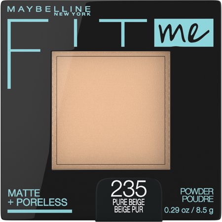 Maybelline Fit Me Matte + Poreless Pressed Powder - 235 Pure Beige - 0.29oz: Shine & Oil Control, Aluminum-Free