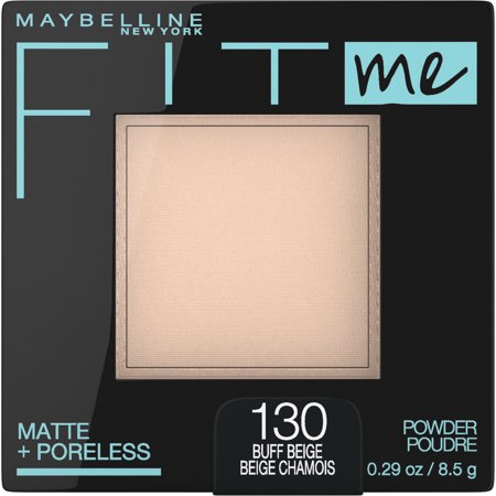 Maybelline Fit Me Matte + Poreless Pressed Powder - 130 Buff Beige - 0.29oz: Paraben-Free, Sulfate-Free, for Oily Skin