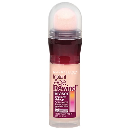 Maybelline Instant Age Rewind Treatment Foundation Makeup - SPF 18 - 120 Creamy Ivory - 0.68 Fl Oz
