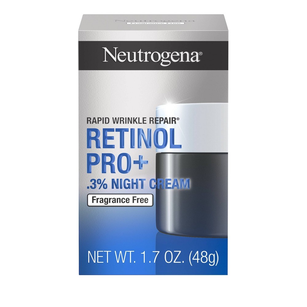 Neutrogena Rapid Wrinkle Repair Retinol Pro+ Night Moisturizer, 1.7 Oz 