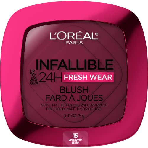 L'Oreal Paris Infallible up to 24H Fresh Wear Soft Matte Blush, Legendary Berry, 1 Kit | CVS
