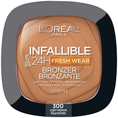 L'Oreal Paris Infallible up to 24H Fresh Wear Soft Matte Bronzer, Light Medium, 0.31 Oz | CVS