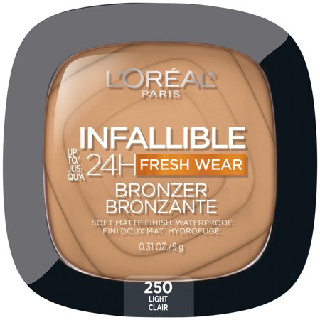 L'Oreal Paris Infallible up to 24H Fresh Wear Soft Matte Bronzer, Light, 0.31 Oz | CVS