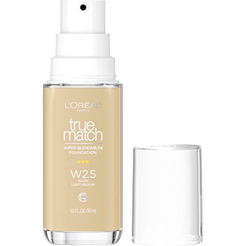 L'Oreal Paris True Match Super-Blendable Foundation Medium Coverage, W2.5, Light Medium, 1 Fl Oz - 1 Oz | CVS