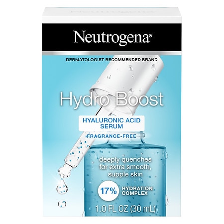 Neutrogena Hydro Boost Hyaluronic Acid Face Serum with Vitamin B5 for Dry Skin - 1 Fl Oz