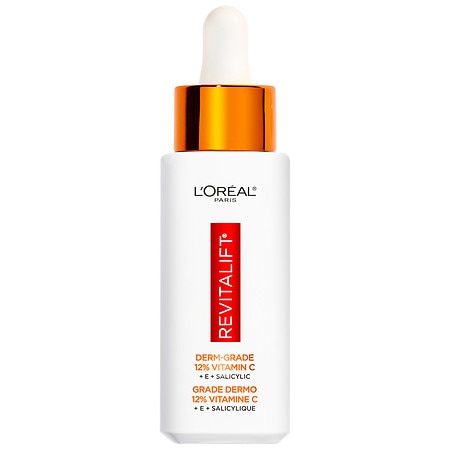 L'Oreal Paris Revitalift 12% Vitamin C + E + Salicylic Serum - 1 Fl Oz: for Normal, Oily, Dry, Combination, Acne-Prone Skin