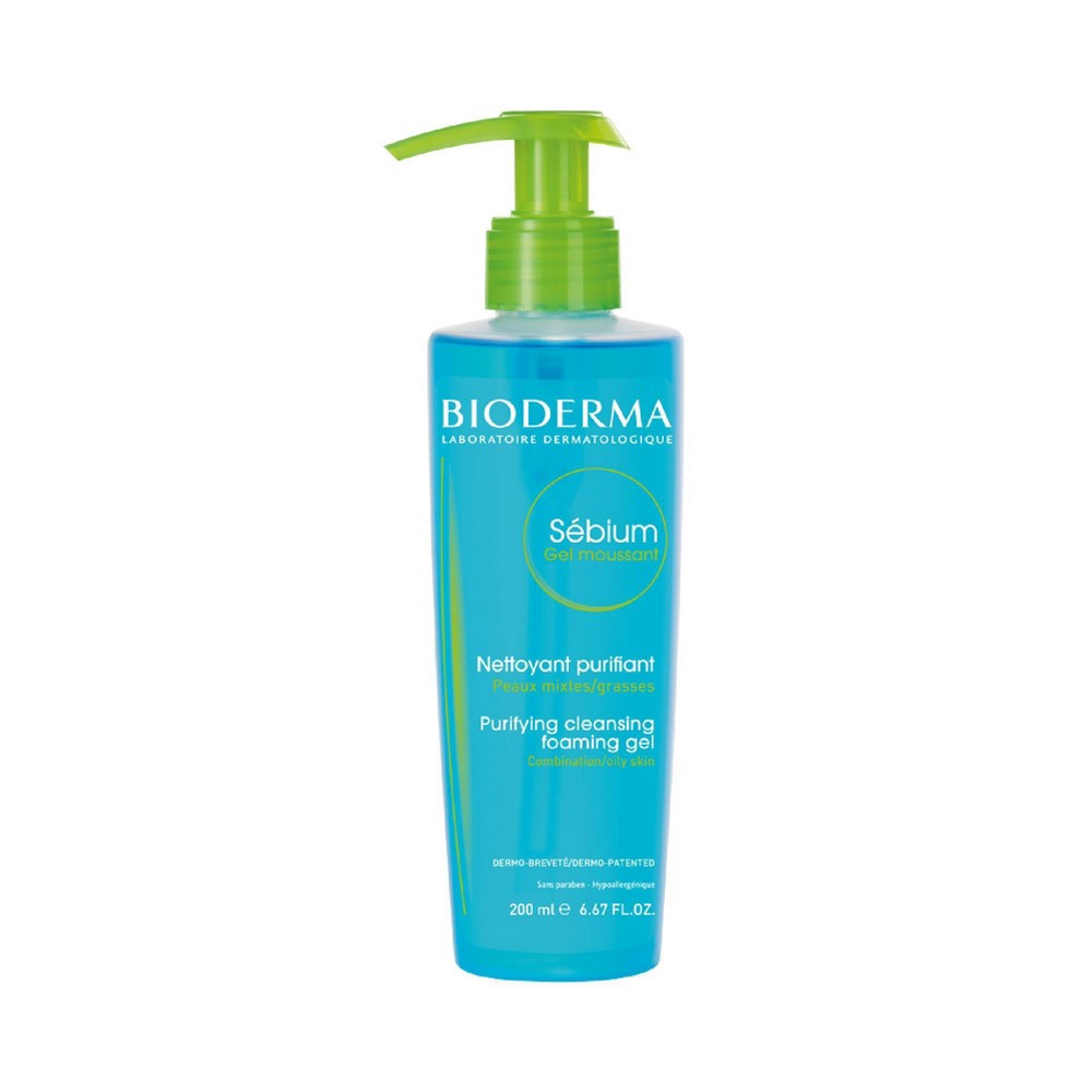 Bioderma Sebium Gel Moussant Gel Cleanser for Oily Skin 200mL