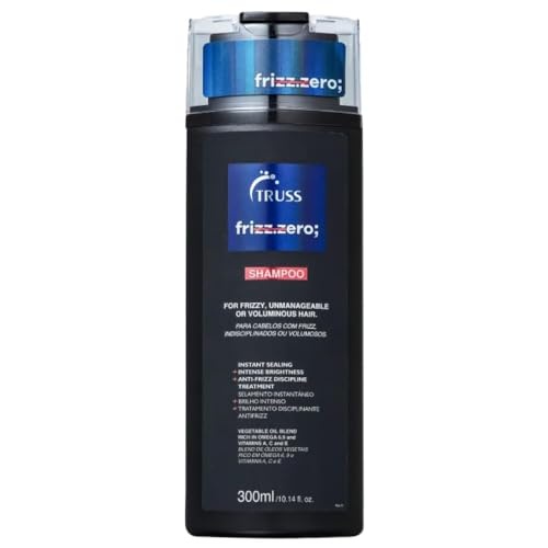 TRUSS Frizz Zero Shampoo - Shampoo for Frizzy Hair - Anti Frizz, Anti Humidity Formula Protects Against Moisture While Providing Volume and Shine and 