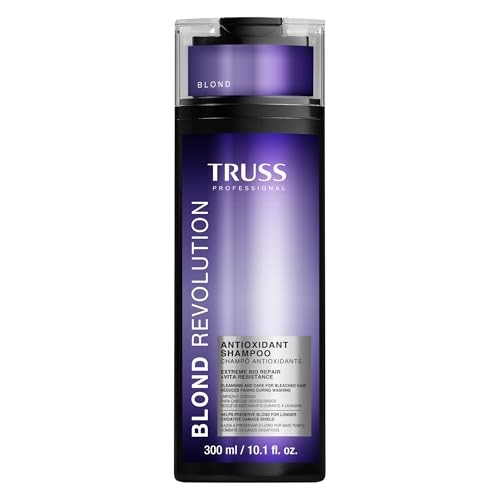 TRUSS Blond Revolution Blonde Shampoo - Gentle Cleansing Shampoo for Color Treated Hair - Preserves Luminous Blonde Coloring While Fighting Oxidation