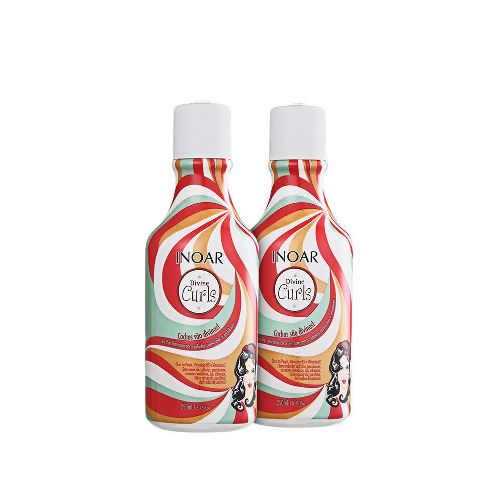 INOAR Curly Hair Set 2× 250 Ml