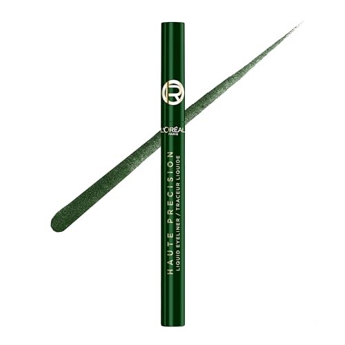 L'Oreal Paris Haute Precision Waterproof Felt Tip Liquid Eyeliner - 40 Green Velvet - 0.03 Fl Oz: Defining, Eye Area, Single Container
