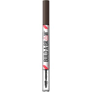 Maybelline Build-a-Brow 2-in-1 Eyebrow Pen & Sealing Waterproof Eyebrow Gel - 260 Deep Brown - 0.05 Fl Oz