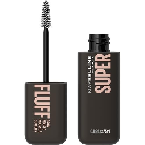 Maybelline Superfluff Volumizing Eyebrow Gel Mousse - 006 Black - 0.17 Fl Oz