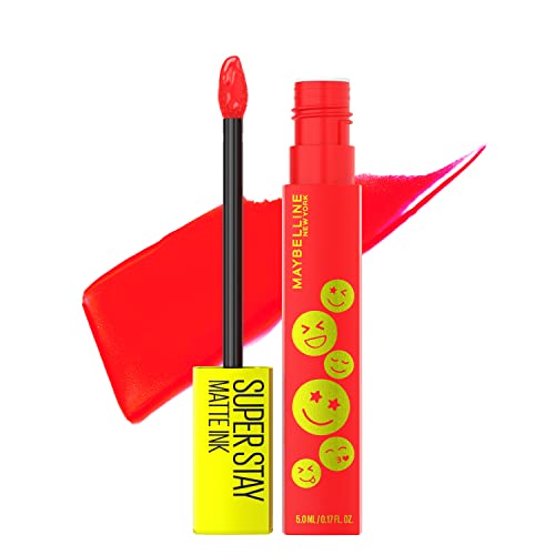 Maybelline New York Matte Ink Moodmakers Collection Liquid Lipcolor, Energizer, 0.17 OZ