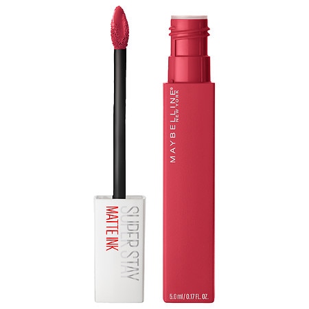 Maybelline SuperStay Matte Ink Liquid Lipstick - 80 Ruler - 0.17 Fl Oz: Paraben-Free, Brightening, Matte Finish