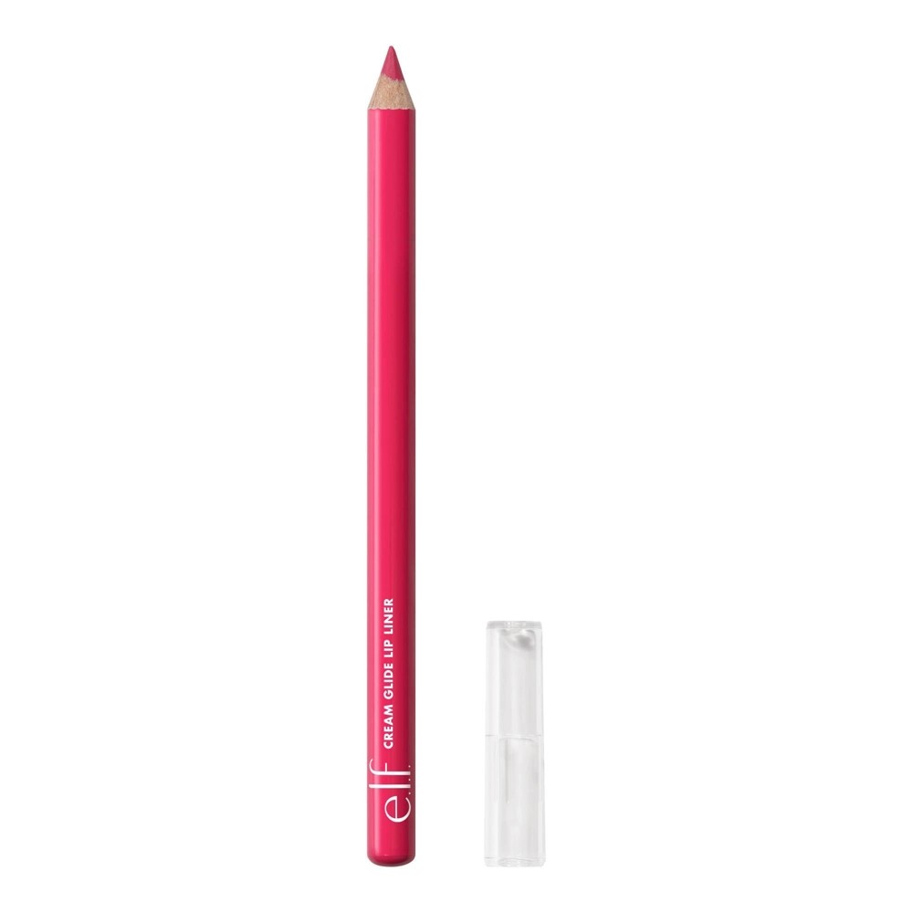 E.l.f. Cream Glide Lip Liner - Fuschia Forward - 0.03oz: Semi-Matte Finish, Vegan, Paraben-Free