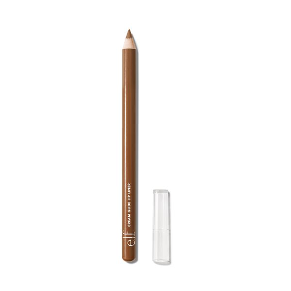 E.l.f. Cream Glide Lip Liner - Spill the Tea - 0.03oz: Semi-Matte, Paraben-Free, Vegan, Brown Tones