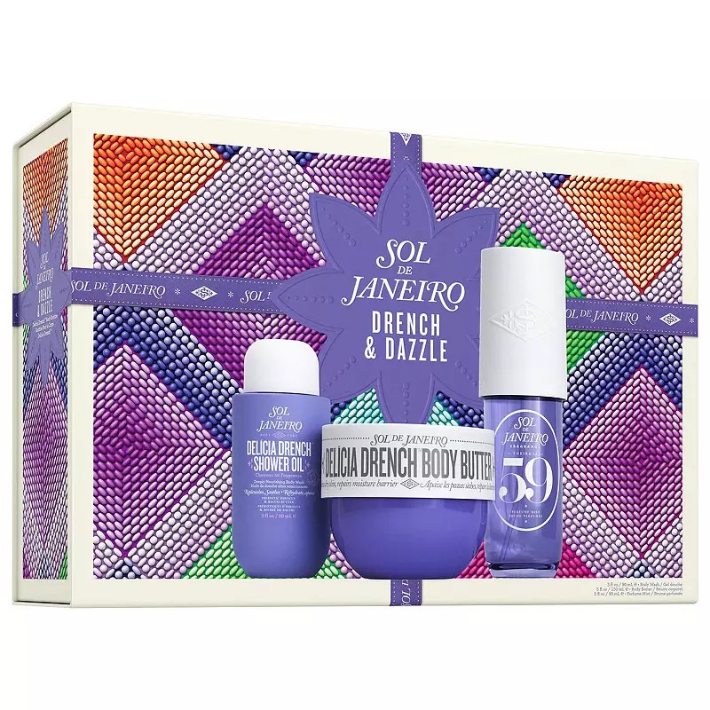 Sol De Janeiro Drench & Dazzle Delícia Drench™ Body Routine Gift Set