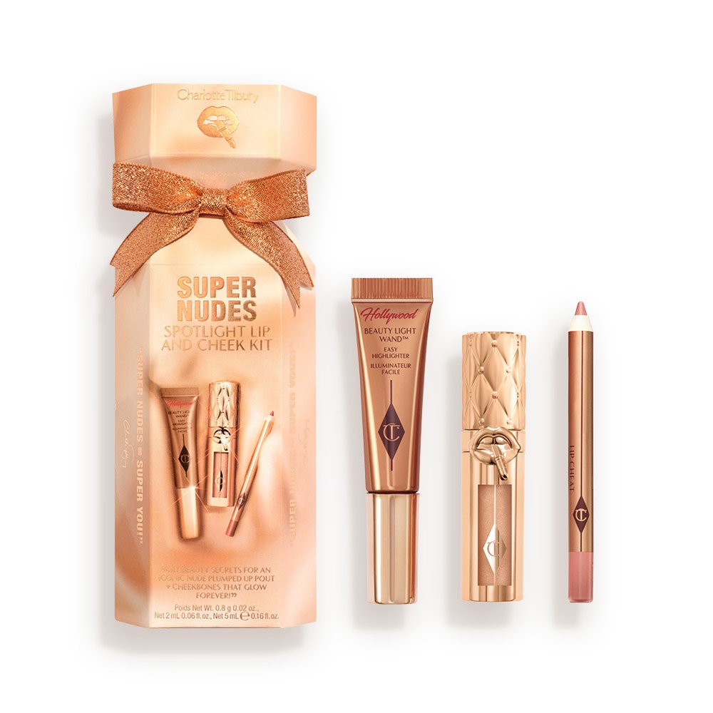 Charlotte Tilbury Super Nudes Spotlight Lip and Cheek Kit - Lip & Cheek Cracker