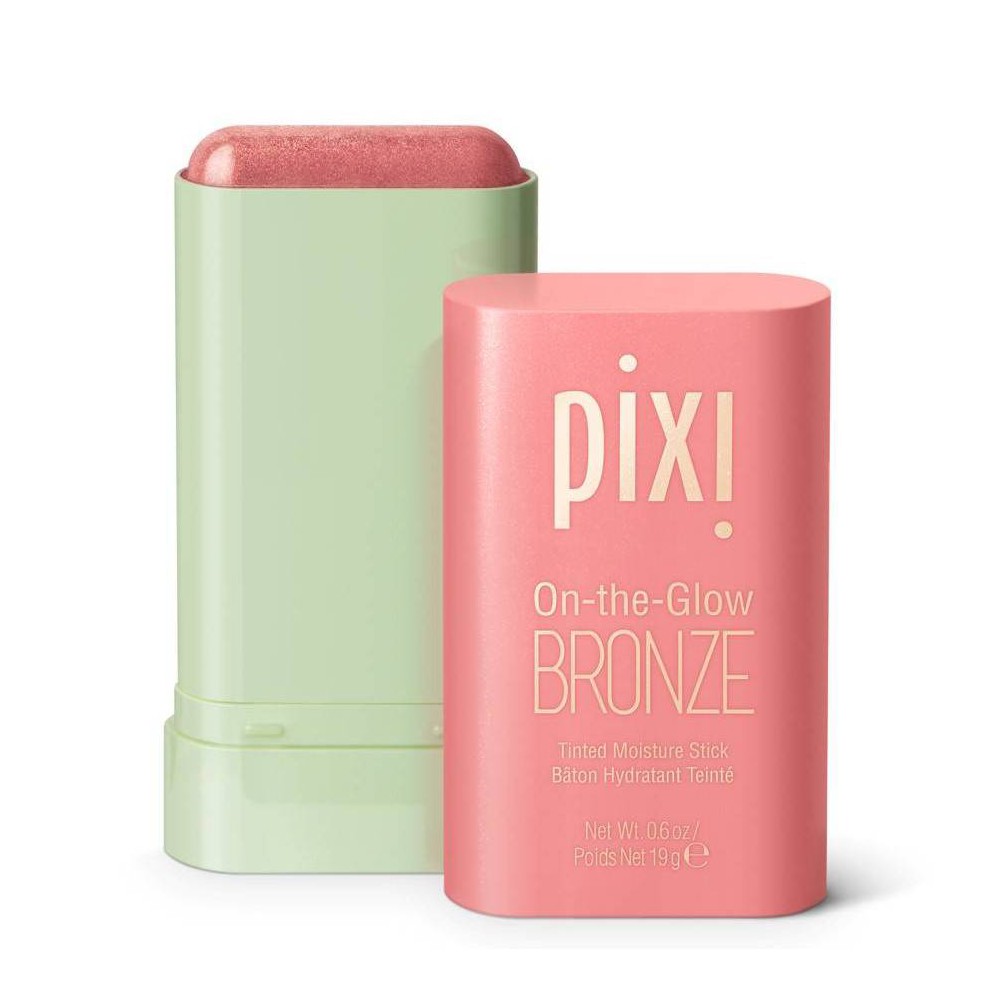 Pixi on the Glow Bronze Tinted Moisturizer Stick Bronzer - Warm Glow - 0.6oz: Contouring, Buildable Coverage, Semi-Sheer Finish