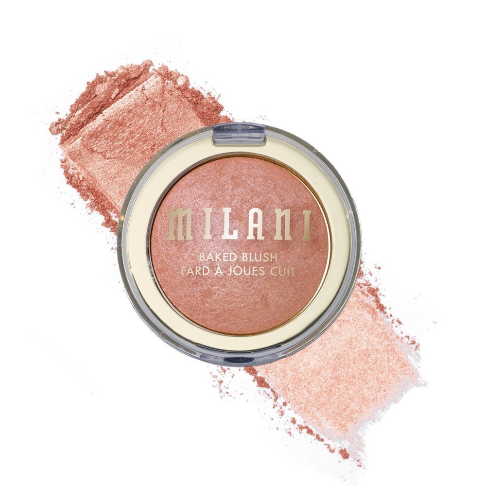 Milani Baked Blush - Luminoso: Vegan, Pressed Powder, Brightening, Buildable Coverage