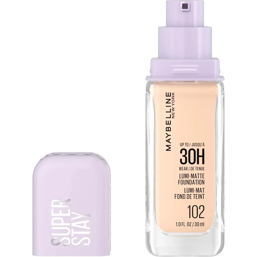 MAYBELLINE-SUPER STAY-30H BASE LUMMI-MATTE FOUNDATION TONO 102 