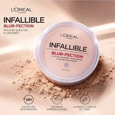 MAYBELLINE INFALIBLE BLUR FECTION LOSSE SETTING POWDER TONO 20/TRANSLUCENT