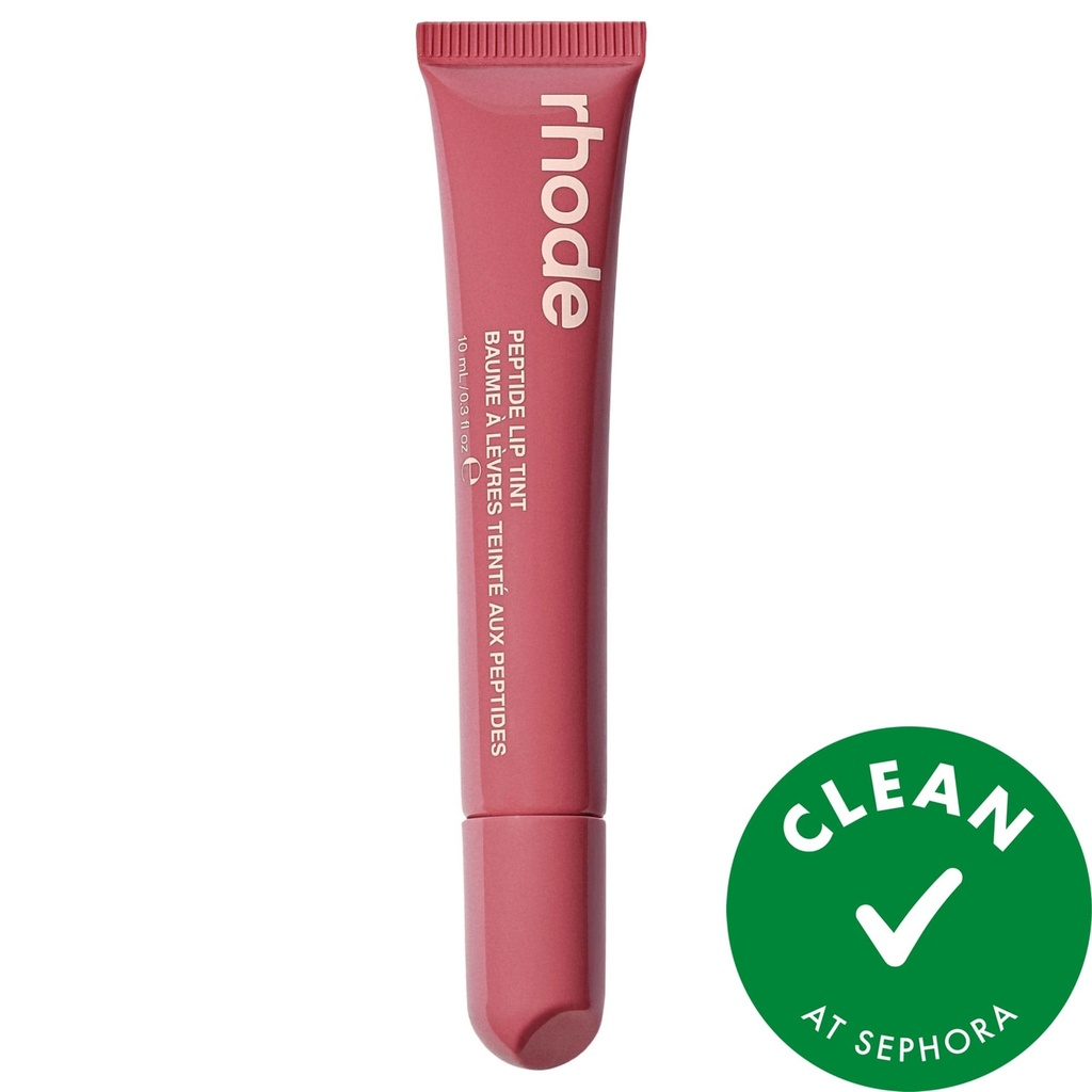 Rhode Peptide Lip Tint Nourishing Glaze Salty Tan - Soft Mauve 0.3oz/10ml