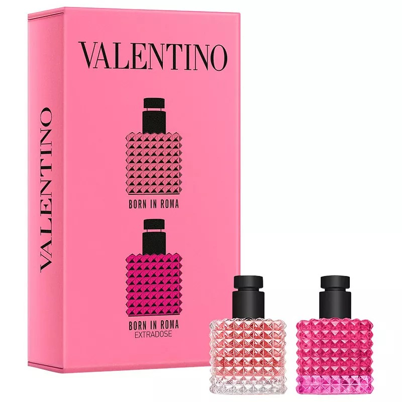 Valentino Mini Donna Born in Roma Eau De Parfum & Donna Born in Roma Extradose Parfum Duo Gift Set