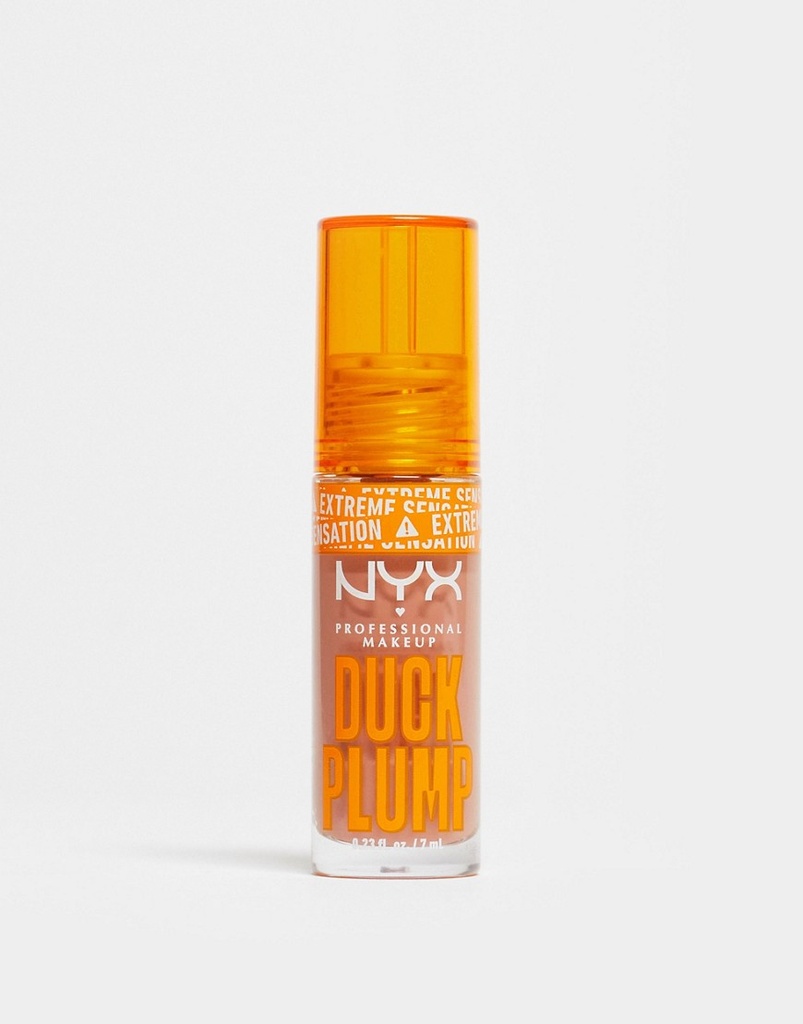 NYX Professional Makeup Duck Plump High Pigment Plumping Lip Gloss - Apri Caught - 0.23 Fl Oz