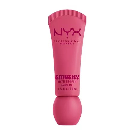 NYX Professional Makeup Smushy Soft Matte Tinted Lip Balm - Swipe Sesh - 0.27 Fl Oz: Light Tones, Brightening, Tube
