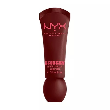 NYX Professional Makeup Smushy Soft Matte Tinted Lip Balm - Smudge Fudge - 0.27 Fl Oz