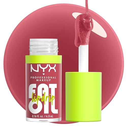 NYX Professional Makeup Fat Oil Lip Drip Lip Gloss - Chillin Like a Villain - 0.16 Fl Oz