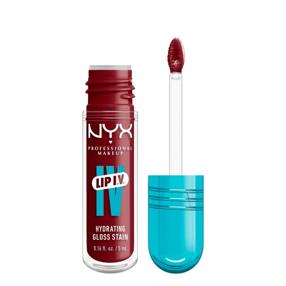 NYX Professional Makeup Lip IV Hydrating Lip Gloss Stain - Cranberry Splash - 0.16 Fl Oz