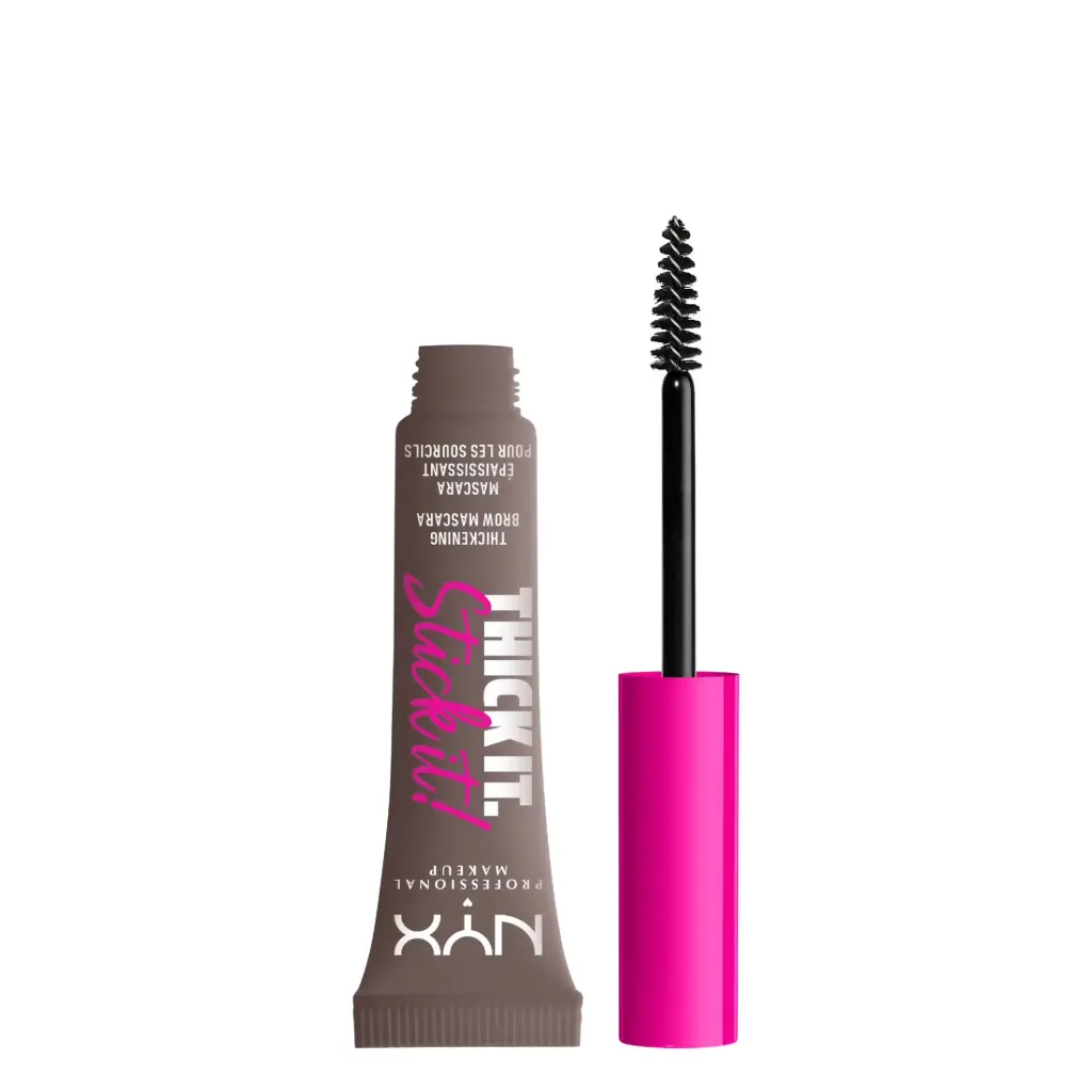 NYX Professional Makeup Thick It Stick It Brow Gel Mascara - Ash Brown - 0.23 Fl Oz