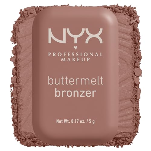 NYX Professional Makeup Buttermelt Bronzer- 02 All Butta'd up (Light Medium Warm) - 0.17oz