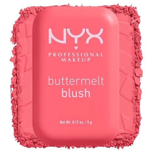 NYX Professional Makeup Buttermelt Blush - U Know Butta - 0.17oz: Illuminating Powder with Shea Butter, Vegan Formula
